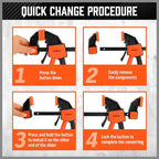 HORUSDY 12'' Bar Clamps for Woodworking, - Image 6