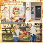 Unfinished Fall Wreaths Wood Crafts to Paint Set of 3, Unfinished Wood Cutouts - Image 7