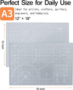 Density-upgraded 18"x12" Self Healing Cutting Mat, Idemeet Rotary Sewing Mat - Image 2