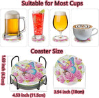 TDOOW Diamond Art Painting Coasters Kit, DIY Diamond Painting - Image 5