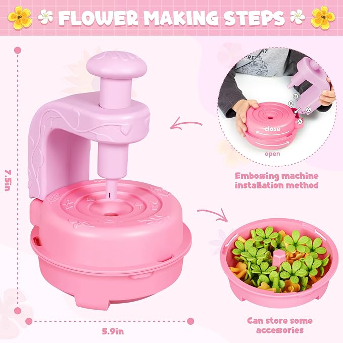 Fabric Flower Bouquets Toys, DIY Craft Kits Toys - Image 2