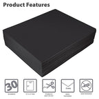 Better Office Products Black EVA Foam Sheets, 30 Pack, 2mm Thick, 9 x 12 Inch - Image 3