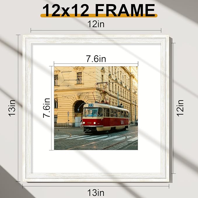 Vittanly 12x12 Picture Frames Set of 2, Ornate Vintage Photo Frame - Image 7