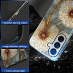 for Samsung Galaxy S26 Case, Dandelion Stained Glass Pattern Glossy 2 in 1 - Image 4