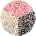 Zyehxed Large Hole Beads Black White Pink Fairy Wand Garden Beads by BRACELETMAKINGKIT