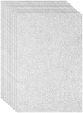 PATIKIL Silver Tone Shiny EVA Glitter Foam Sheet 11 x 8 Inch 2mm Thick by PATIKIL