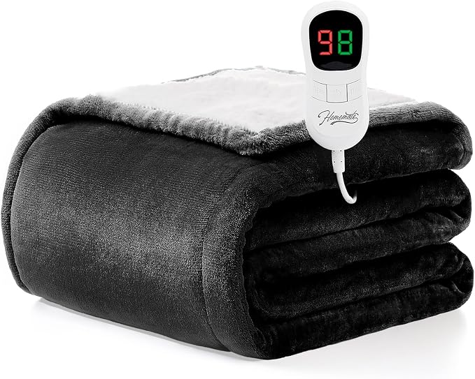 Homemate Electric Heated Blanket Full Size by Homemate