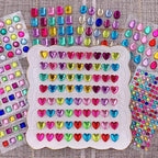 Elwish 365pcs Round Jewels Stickers Gem Stickers Rhinestone - Image 8