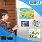 Pre-Cut Magnet Tape Strip, Thin Magnetic Squares - Image 5