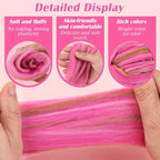 Wool Roving 7.02oz Colored Natural Needle Felting Wool Bulk - Image 6