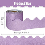 70Ft Shine Bulletin Board Borders，Scalloped Poster Boards Decorations Trim - Image 2