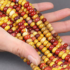 ICAI Beads 5x8mm Natural Beads Rondelle Spacer Loose Beads - Image 3