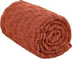 Knitted Weighted Blanket Adults, No Beads Heavy Blanket 40” x 60'' 7lbs by Unknown