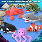 Liliful 6 Pieces Animal Hand Puppets Kids Hand Puppets - Image 4