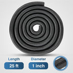 Nilight Cable Sleeve, 25ft-1inch Cord Management Sleeves, Braided Sleeving - Image 2