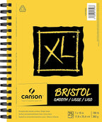Canson XL Series Bristol Paper, Wirebound Pad, 7x10 inches, 25 Sheets by Unknown