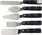 Large Painting Knife 5pcs by AebDerp Acrylic Paint Knife by AEBDERP