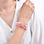 Friendship Bracelets for Girls, 10-Piece Cute Preppy Beaded Bracelet Set for - Image 6