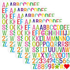 Letter Stickers 1 inch, Self-Adhesive Vinyl Waterproof ABC Letter Stickers by Unknown