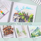 50 Sheets Marker Paper Pad, 11×14 Inch Bleedproof Art Sketch Pad, 73lb/120gsm - Image 5