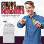Sleeve Kings Mini Euro Card Sleeves 45 x 68 mm – 110 Pack, Extra Clear 60 - Image 2