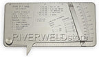 RIVERWELD Pipe Pit Welding Gauge Gage Test Ulnar Welder Inspection | Range is 0 - Image 2