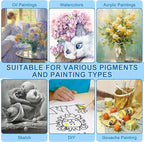 ESRICH Stretched Canvas for Painting, 2 Pack 9x12 Inch Canvas Value Pack - Image 5