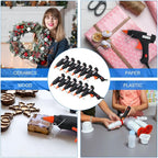 Zhengmy 12 Pcs Mini Glue Gun Crafts Hot Melt Guns Low Temp Glue - Image 6