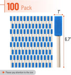 Bates- Foam Paint Brushes, 1 Inch, 100 Pack - Image 2