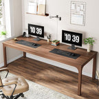 Tribesigns 78.7 Inches Extra Long Computer Desk 2 Person Desk, Double Long Desk - Image 3