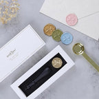 UNIQOOO 3D Relief Wax Seal Stamp, Ribbon Bow Brass Head - Image 7