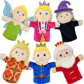 6 PCS Puppet Set 12 Inch, Fairy Tale Members Elf Plush Puppets Toddlers by JUSTQUNSEEN