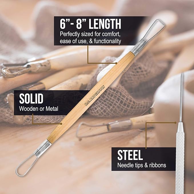U.S. Art Supply Pottery & Clay Tools Sets - Image 5