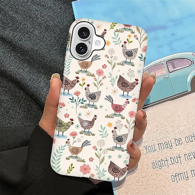 ZHEGAILIAN Case for iPhone 16 Plus, Chicken Farmhouse Animal Rooster Durable - Image 5