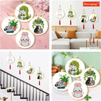 Zhenqing 4 Cute Animal Cross Stitch Kit - Image 7