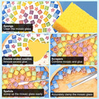 SPEEDWOX 9PCS Mosaic Tools and Supplies Beginners Set 2 Scrapers 2 Tweezers 1 - Image 5