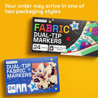 ARTISTRO 24 Dual-Tip Fabric Markers - Image 9