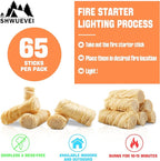 Shwuevei 65 pcs Fire Starter - Image 8