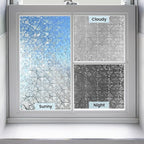 KESPEN Frosted Glass Window Privacy Film, Decorative Frost Window Clings - Image 4