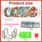 Axquilon Christmas Diamond Art Coasters Kit - Image 2