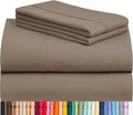 LuxClub 4 PC Full Sheet Set, Breathable Luxury Bed Sheets, Deep Pockets 18" by LuxClub