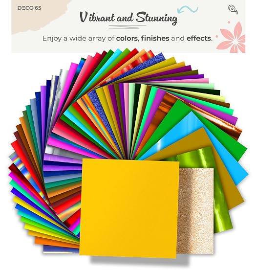 VViViD DECO65 Suede Yellow Permanent Adhesive Craft Vinyl - Image 5