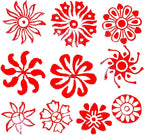 Royal Kraft Round Wooden Printing Stamps - Image 2