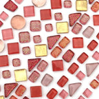 LITMIND Assorted Pink Irregular Crystal Mosaic Tiles, 9oz Value Pack - Image 5