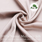 JOGJUE Silk Pillowcase for Hair and Skin 2 Pack 100% Mulberry Silk Bed - Image 3