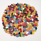 1.1lb Ceramic Mosaic Tiles, Mixed Colour Ceramic Mosaic Pieces - Image 5