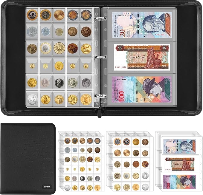 JoyHood Coin Collection Book, Coin Album Holder - Image 2