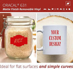 ORACAL 631 Matte Red Vinyl Durable Roll Easy to Weed Permanent Adhesive Craft - Image 2