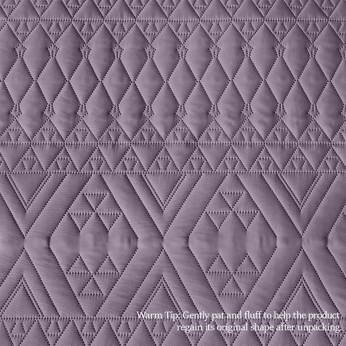 akkialla Twin Quilt Set, Boho Geometric Pattern, Soft All-Season Bedding - Image 8