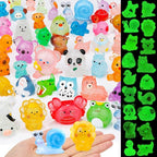 80 Pcs Luminous Mini Resin Animals 80 Styles Tiny Little Glow in The Dark - Image 8
